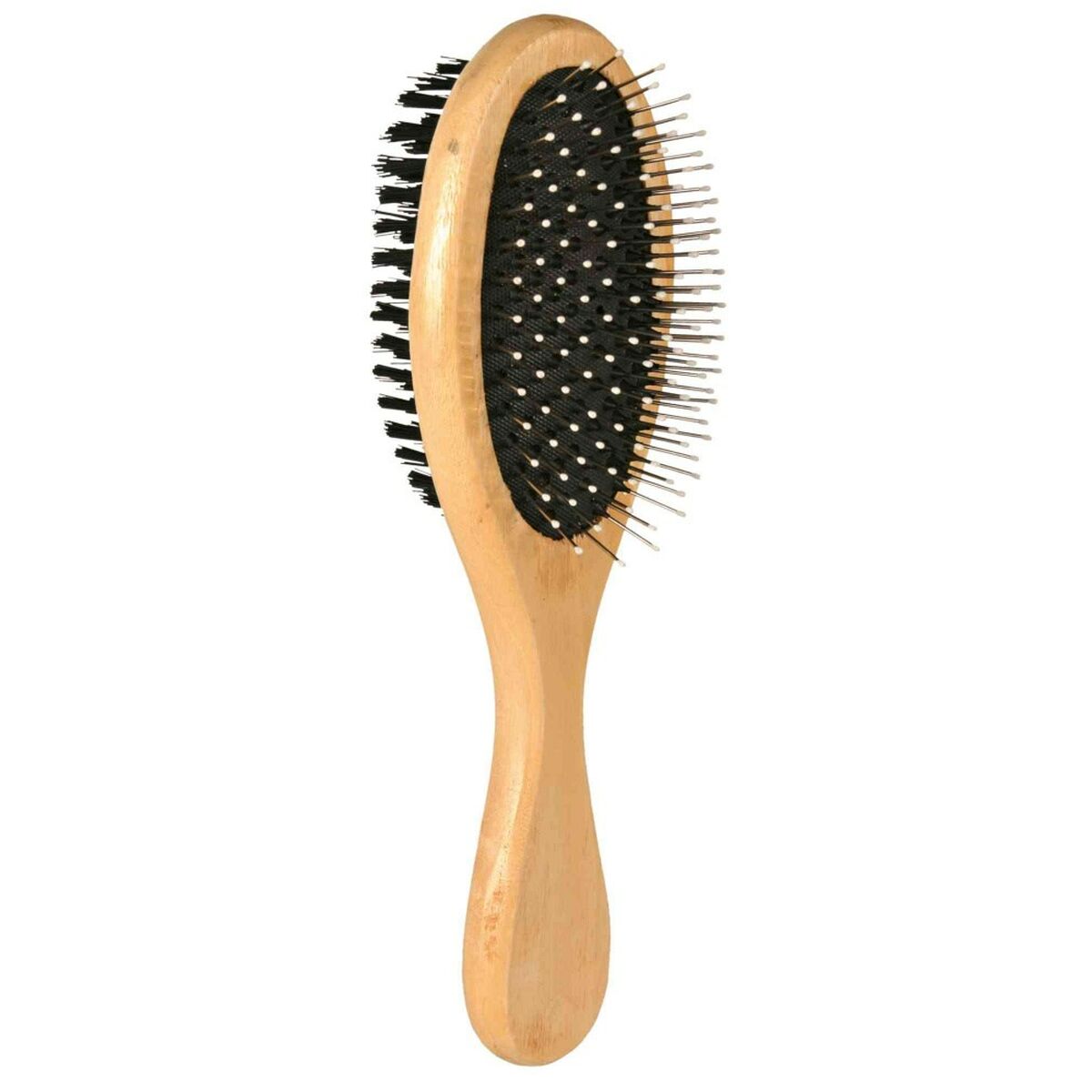 Brush Trixie Cat Double Brown Black Wood-1